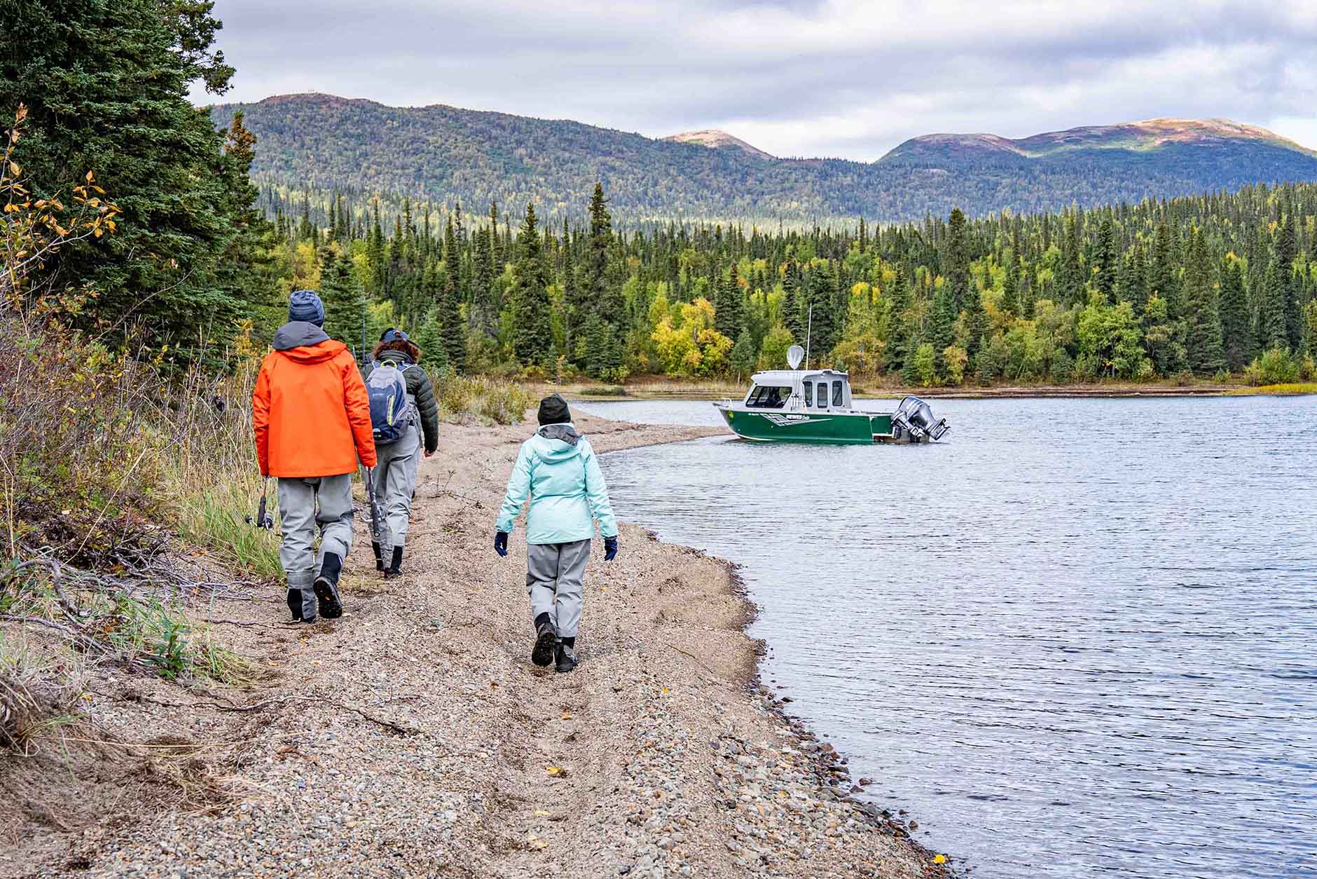 Boating and Hiking in Lake Clark National Park