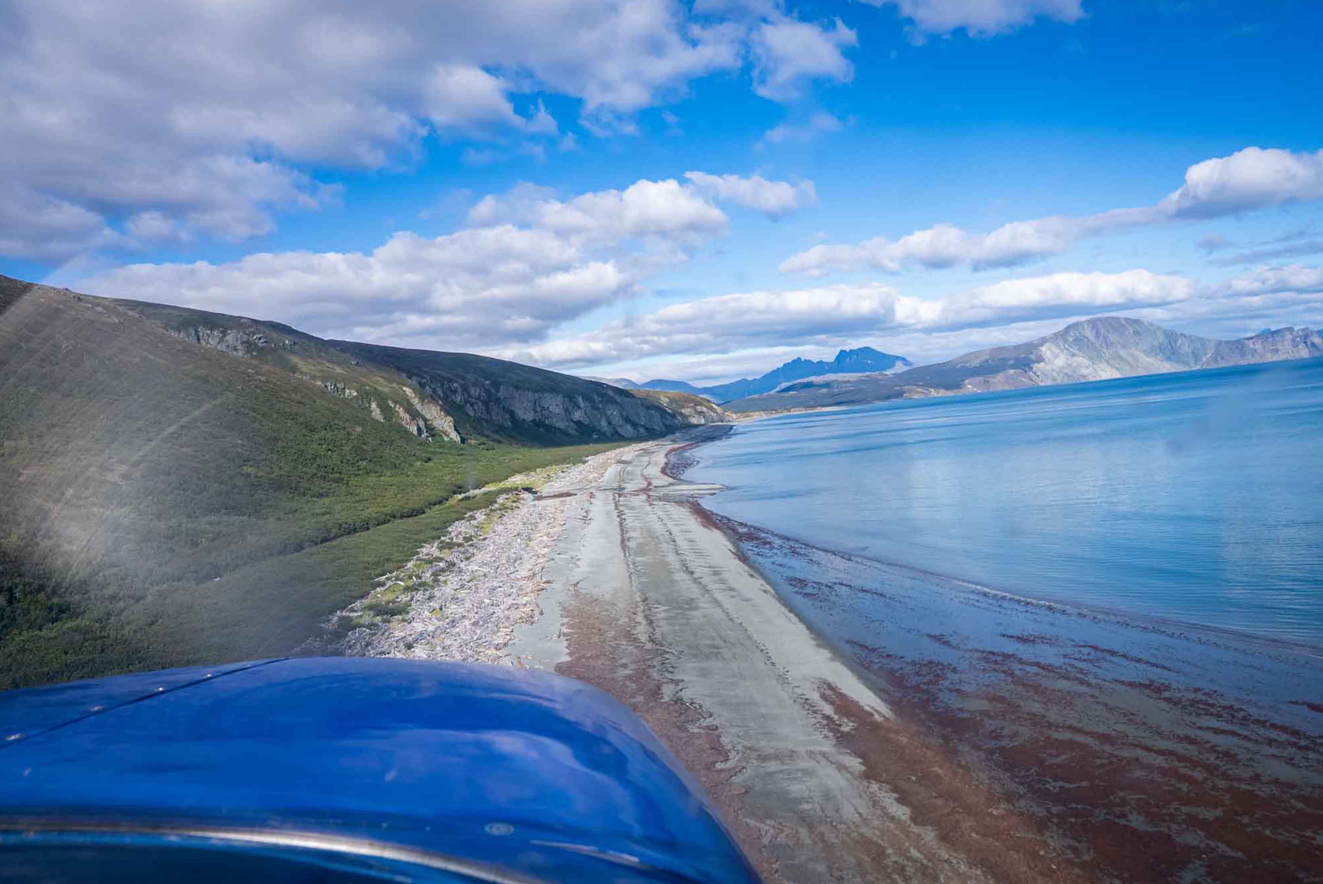 Flying Low on Katmai Coast