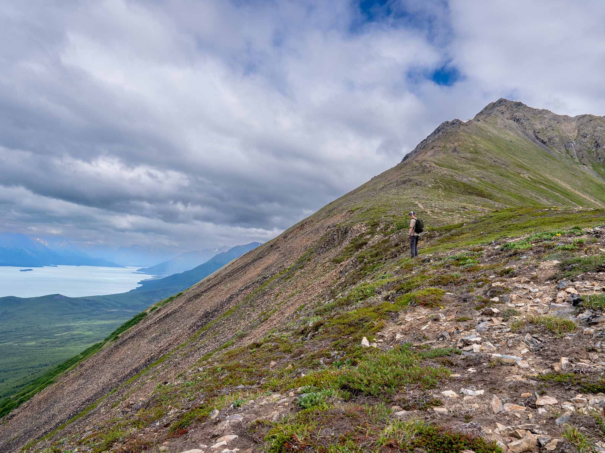 Tanalian Mountain Peak Summit in Lake Clark National Park 