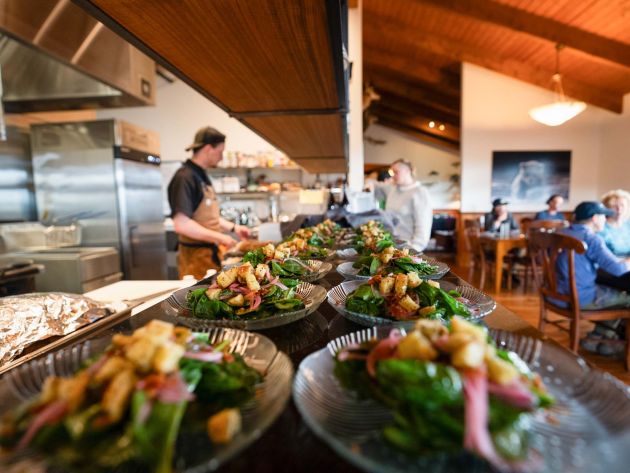 Meals at Lake Clark Lodge Alaska