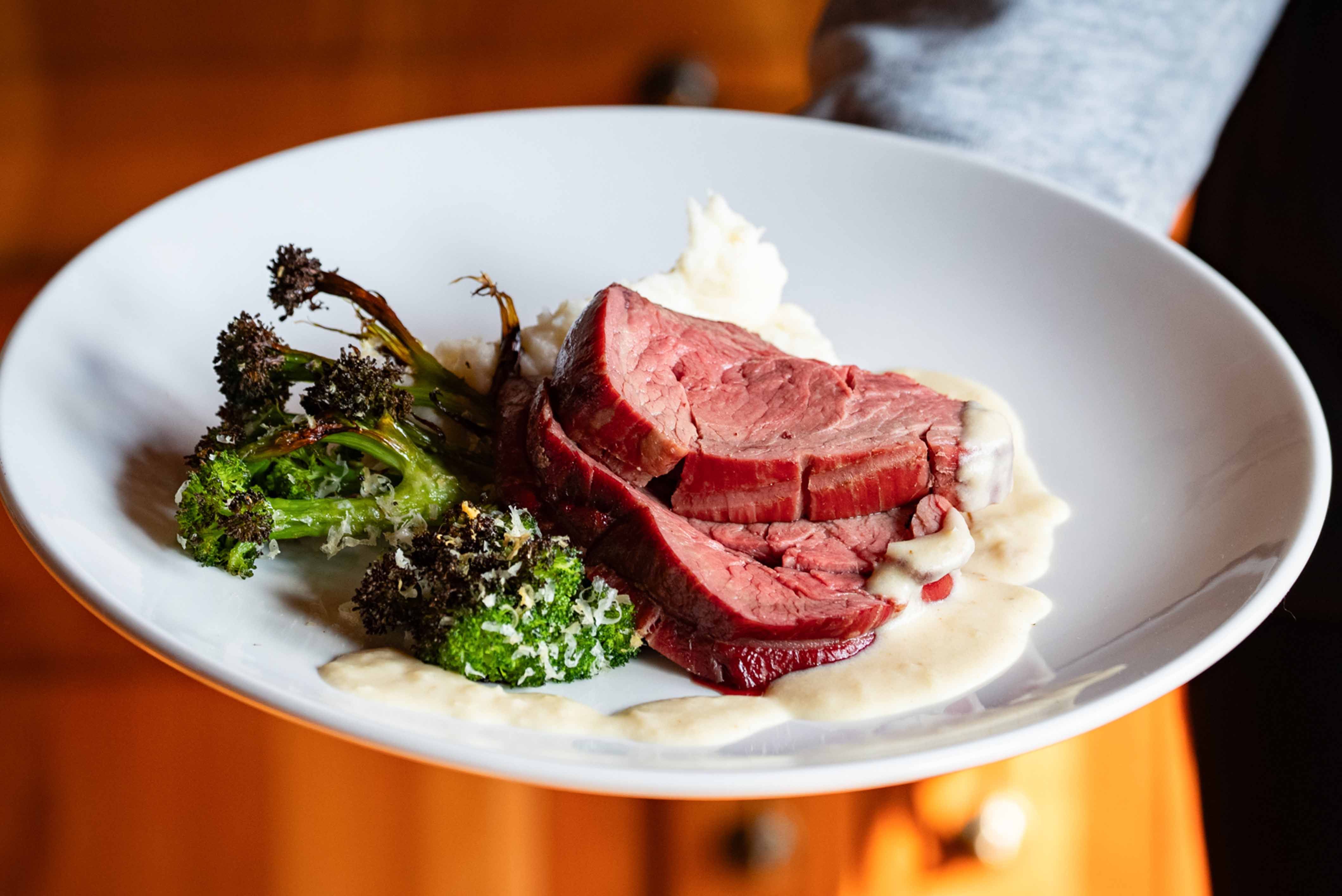 Prime Rib Dinner at Lake Clark Lodge