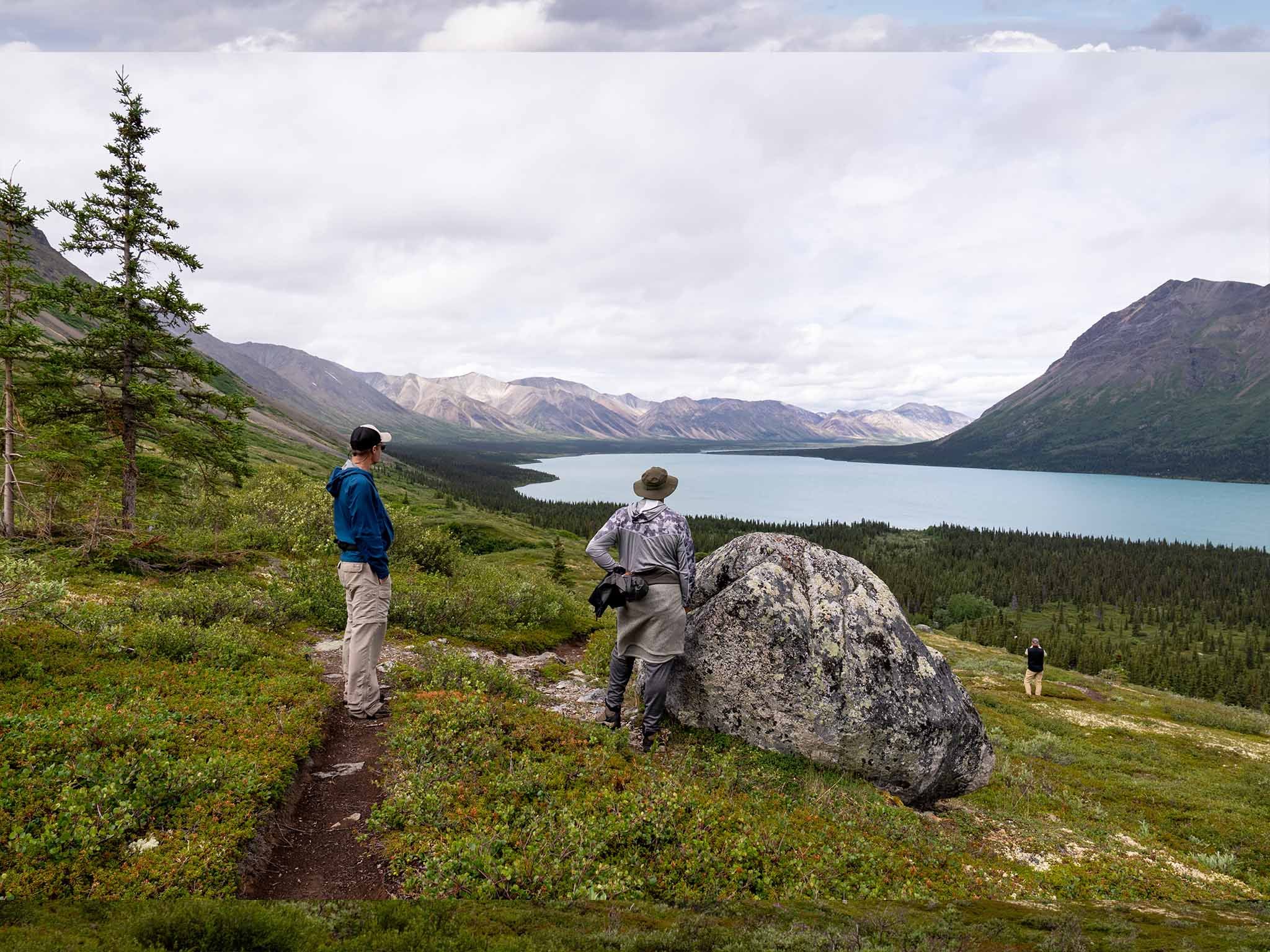 Teetering Rock Hike on Twin Lakes in Lake Clark National Park 