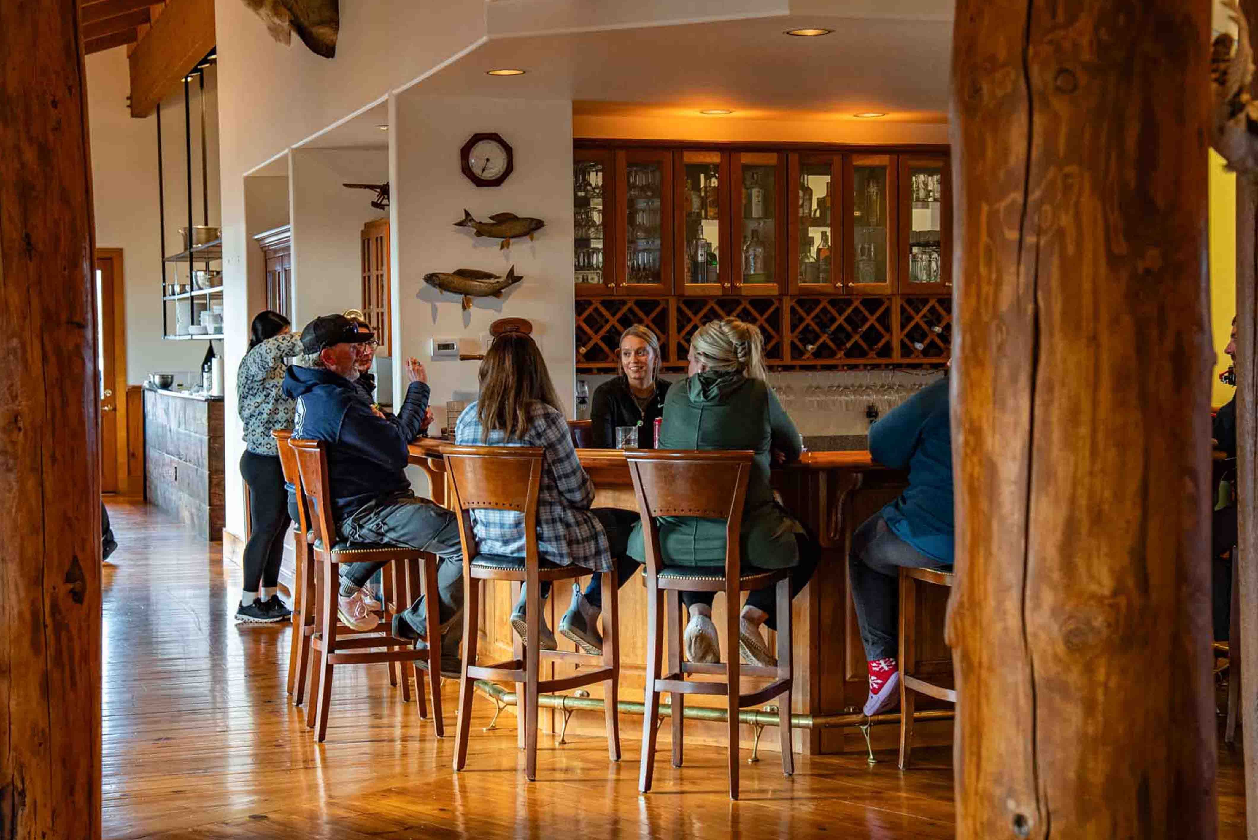 Lake Clark Lodge Bar 