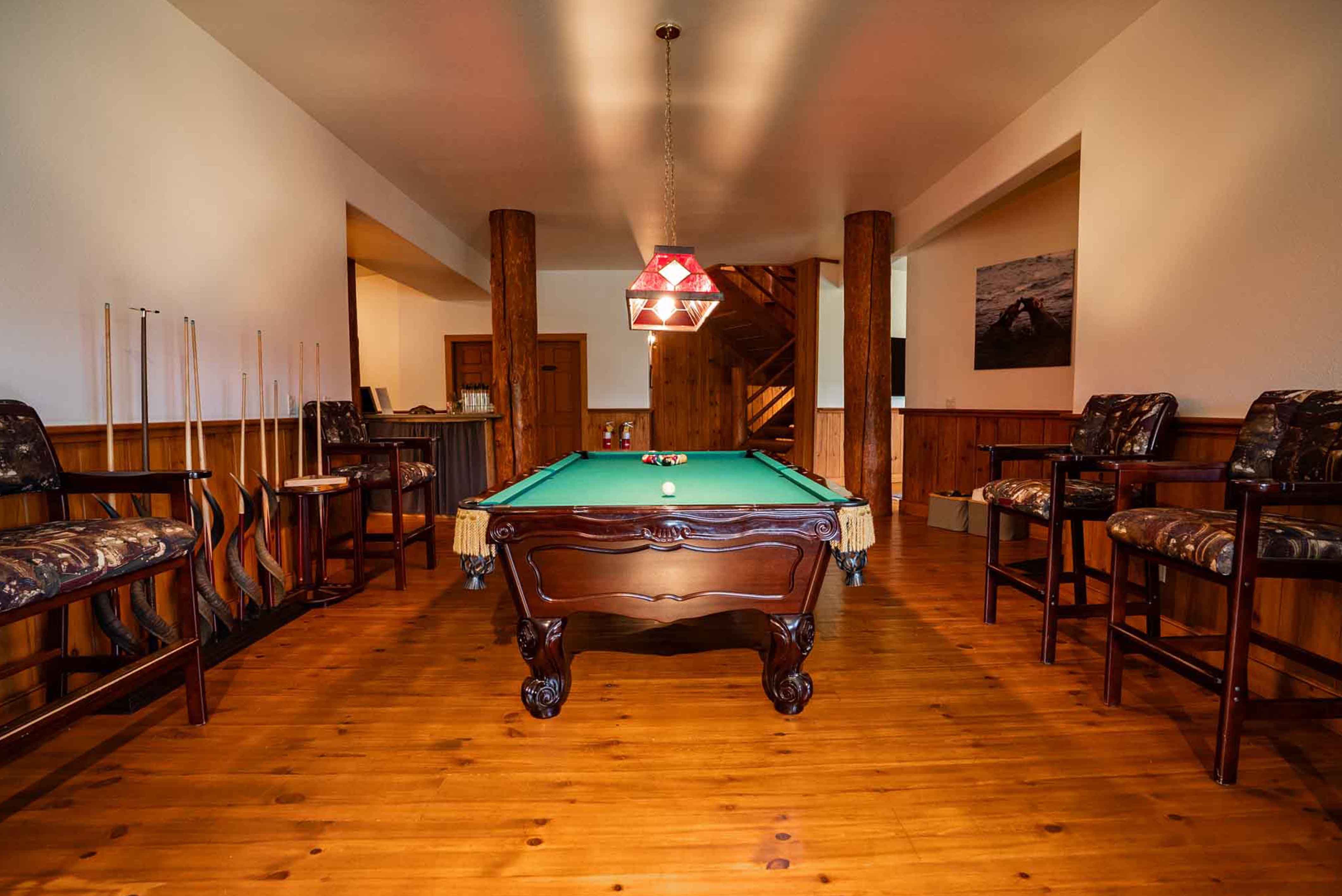 Lake Clark Lodge Pool Table 