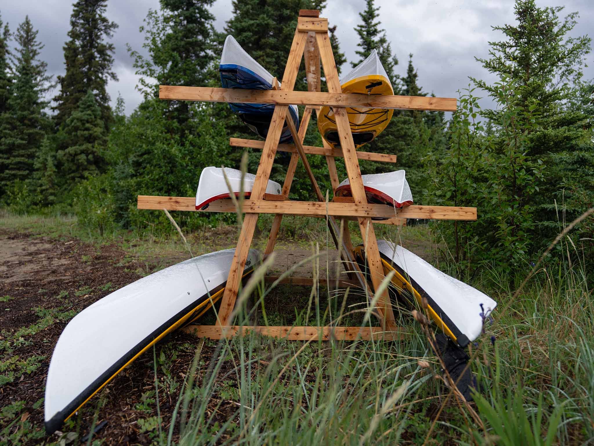 Kayak Selection at Lake Clark Lodge 