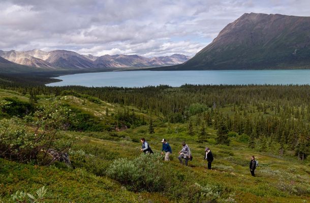 Hiking Twin Lakes Alaska 