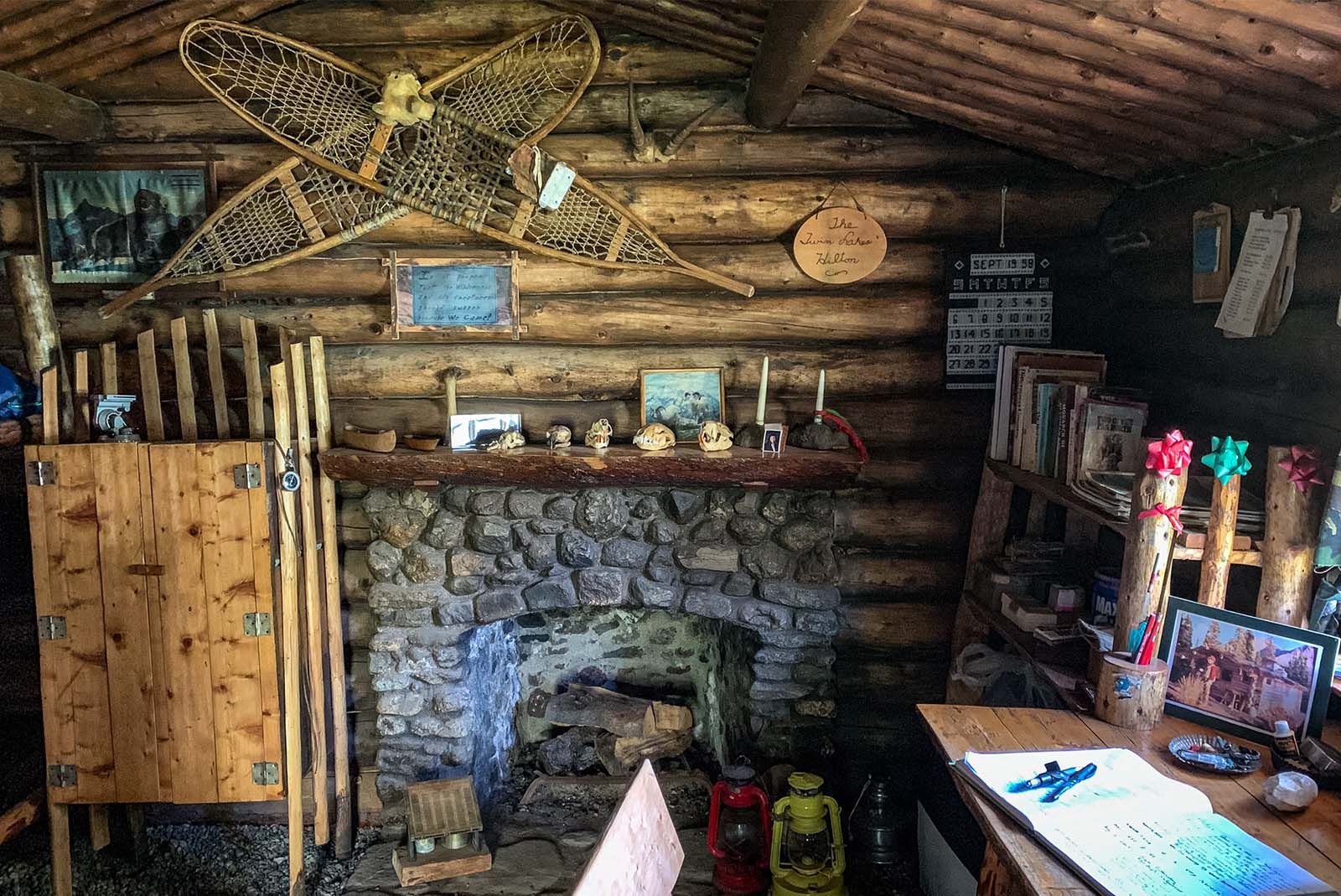 Inside the Proenneke Cabin